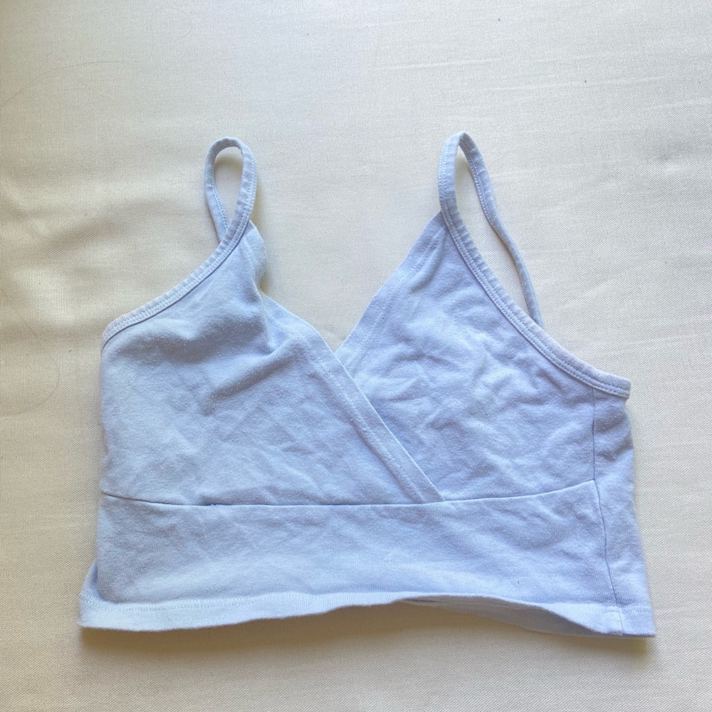 brandy melville light blue top